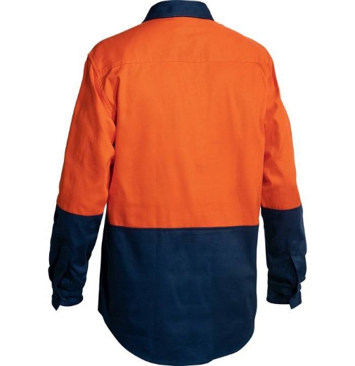 Picture of Bisley, Hi Vis Closed Front  Drill Shirt